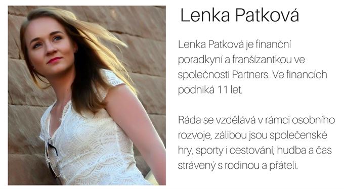 Lenka Patková: Baví mě měnit lidem život k lepšímu